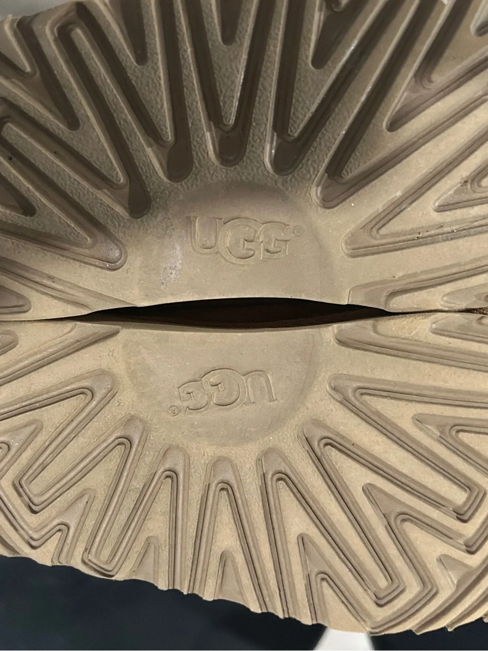 UGG Chestnut Shearling-Lined Slippers